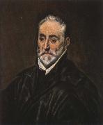 El Greco Autonio de Covarrubias oil painting reproduction